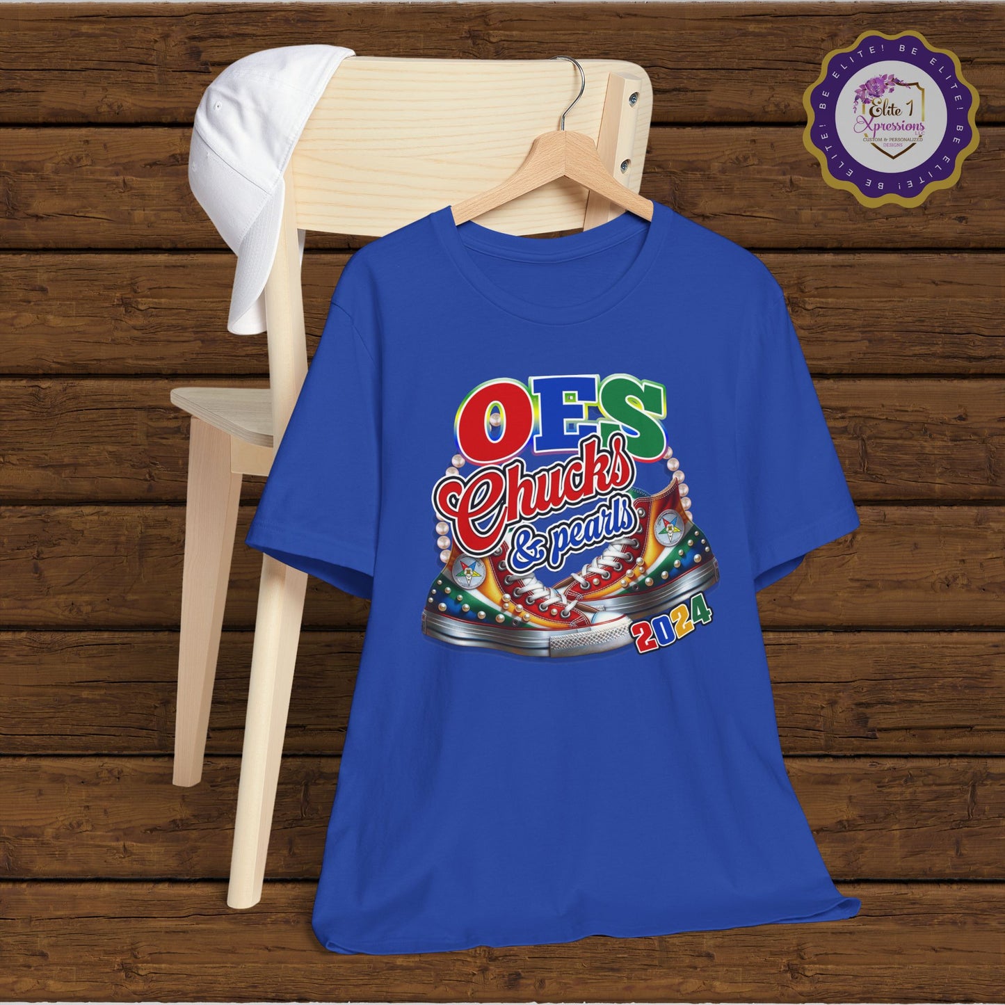 Chucks & Pearls 2024 (OES) ~ Unisex Jersey Short Sleeve Tee