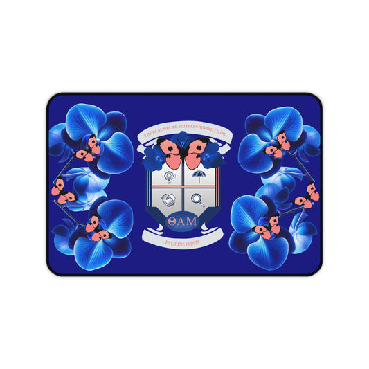 Theta Alpha Mu Desk Mat (Blue)