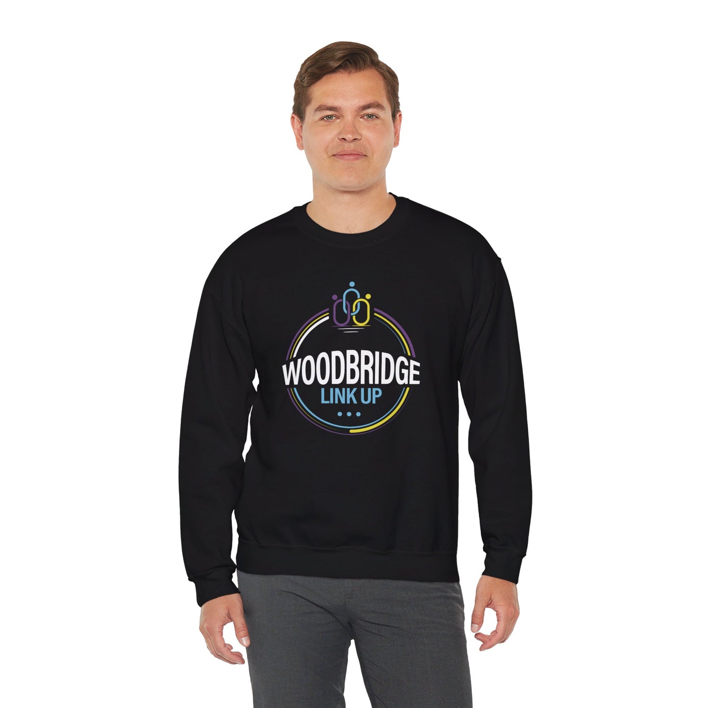 Woodbridge Link Up ~ Unisex Heavy Blend™ Crewneck Sweatshirt