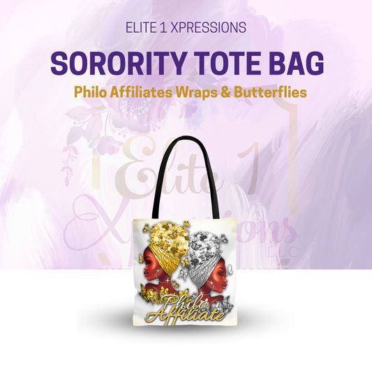 Philo Affiliates Wraps & Butterflies Tote Bag