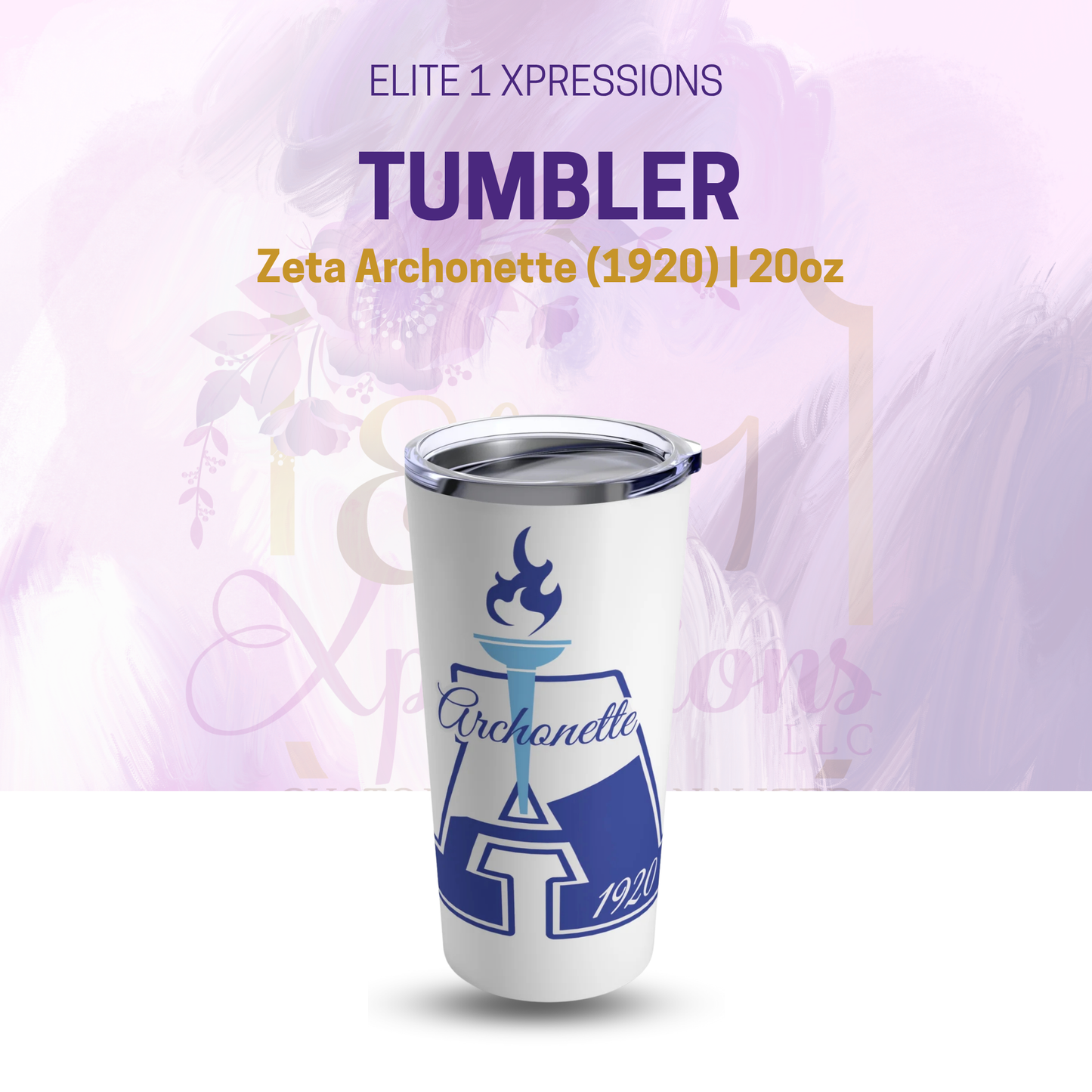 Archonette | Zeta Archonette (1920) Tumbler 20oz