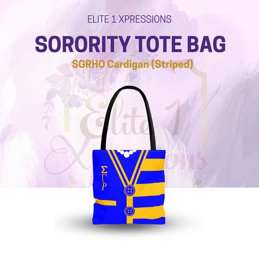 SGRHO Cardigan (Striped) Tote Bag