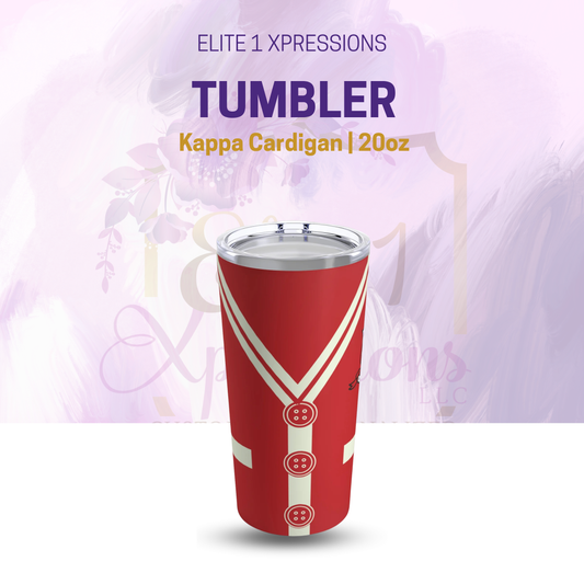 Kappa Cardigan Tumbler 20oz