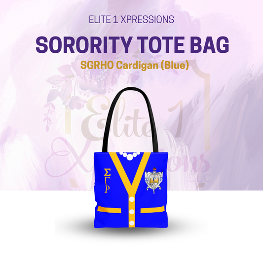 SGRHO Cardigan (Blue) Tote Bag