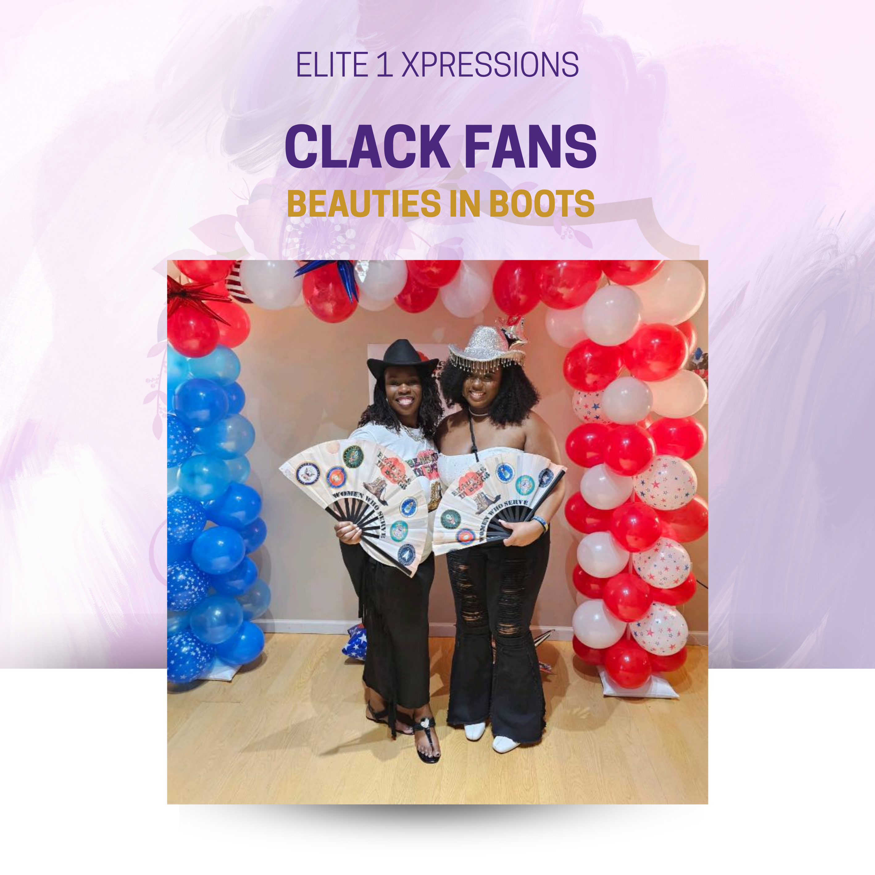 Beauties in Boots Clack Fan – Elite1Xpressions