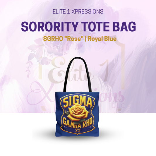 SGRHO "Rose" Tote Bag (Rhoyal Blue)