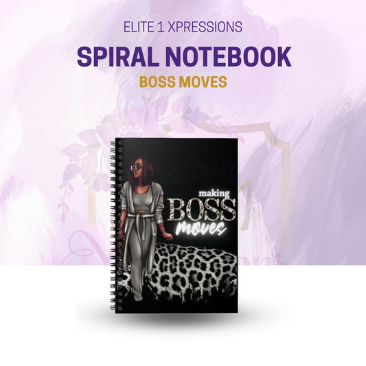 BOSS Moves Spiral Notebook