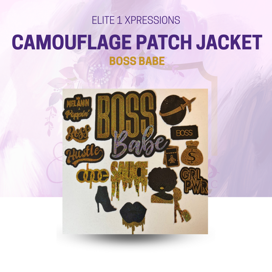 Camouflage Patch Jacket ~ BOSS Babe