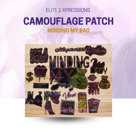 Camouflage Patch Jacket ~ Minding My Bag