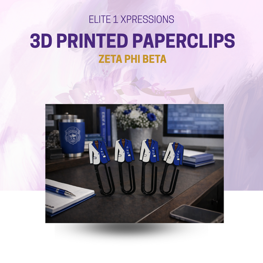 Zeta Phi Beta 3D Printed Paperclips