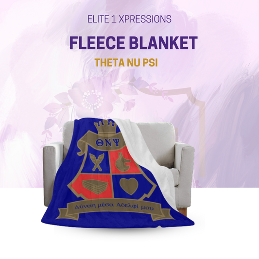 Theta Nu Psi Fleece Blanket