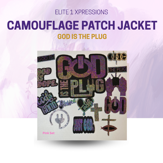Camouflage Patch Jacket ~ GOD is the Plug