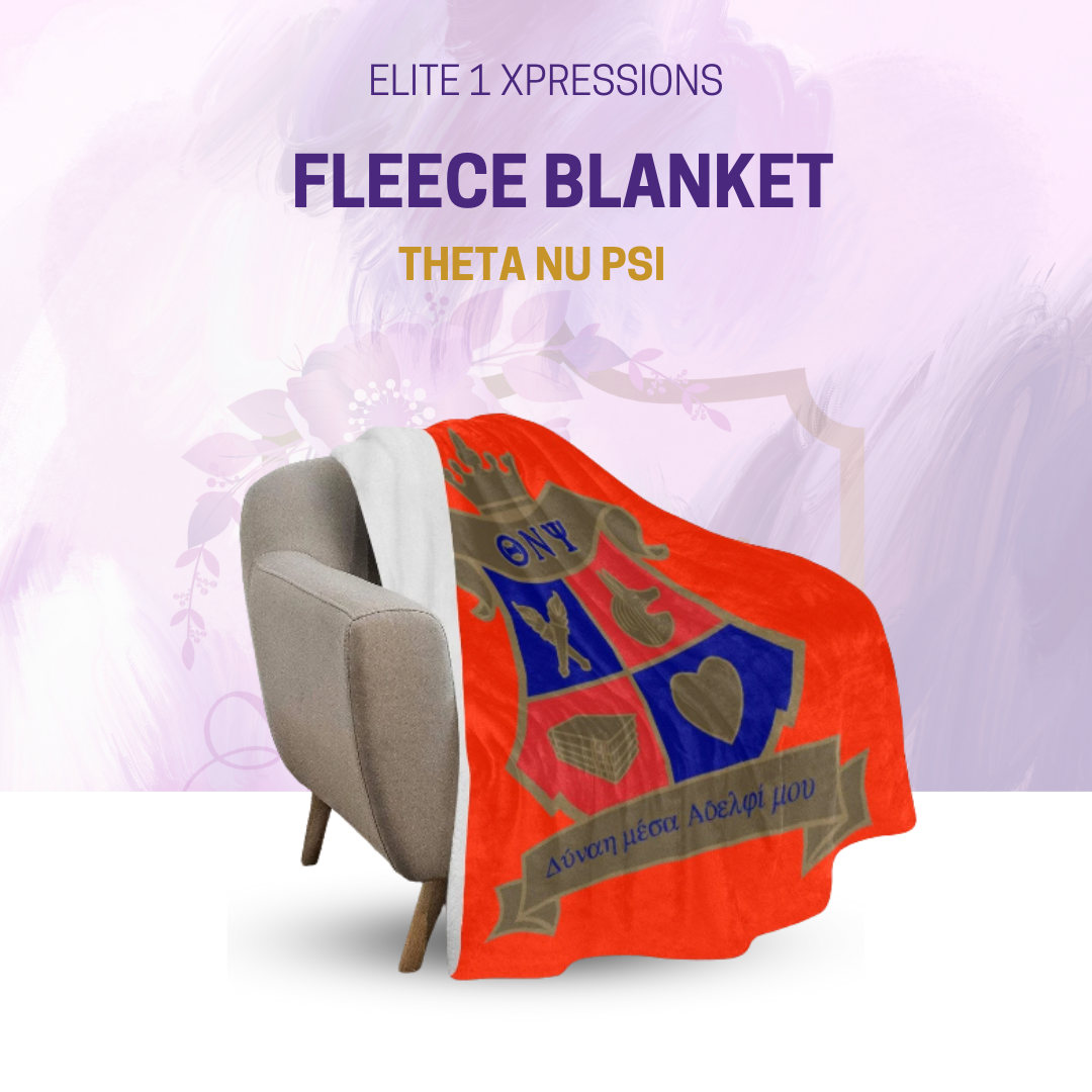 Theta Nu Psi Fleece Blanket