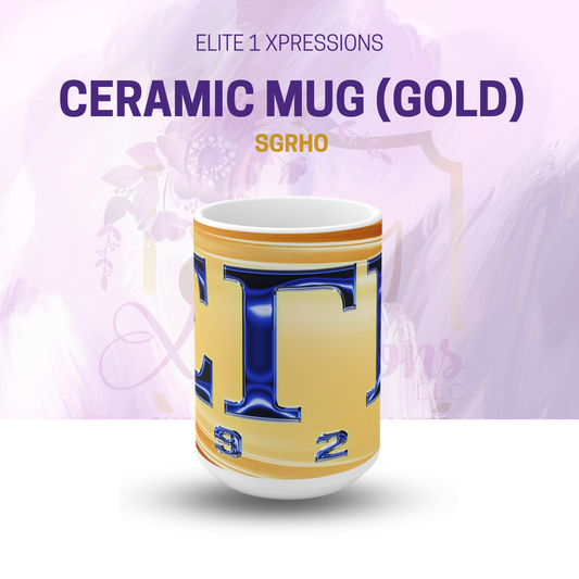 SGRHO Ceramic Mug (Gold)