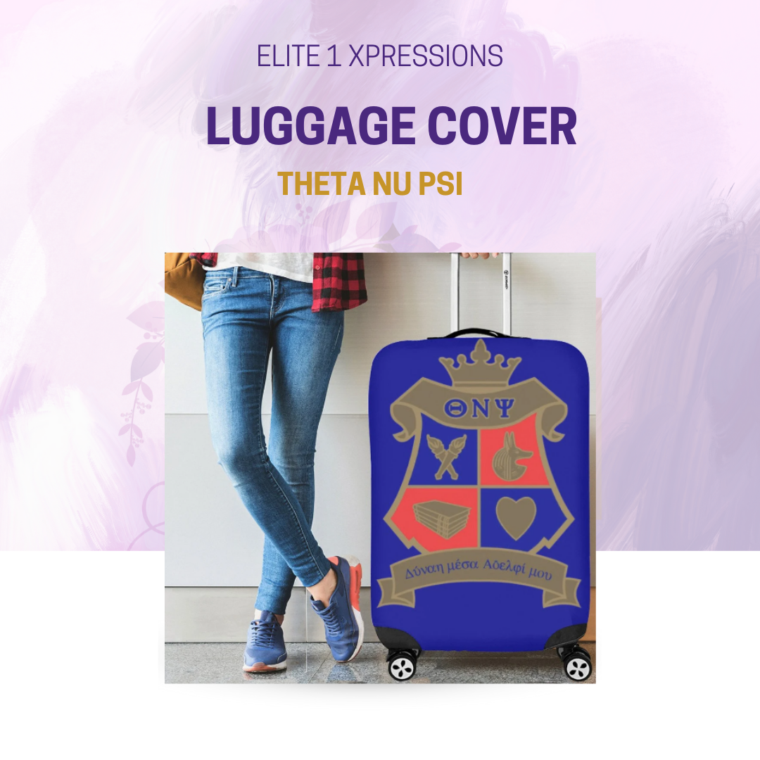 Theta Nu Psi Luggage Cover