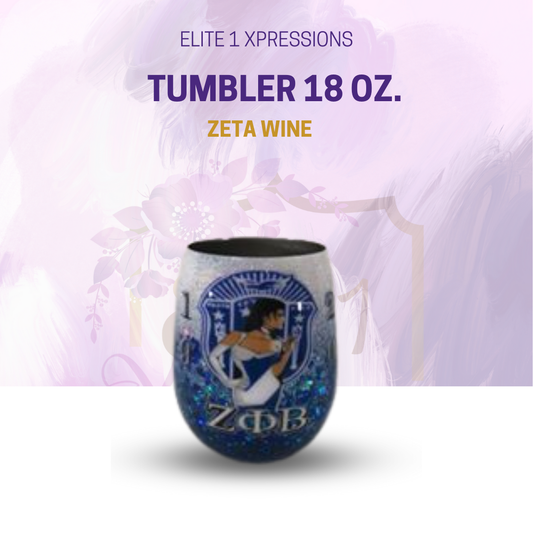 Zeta Wine Tumbler 18oz (2 Pack)