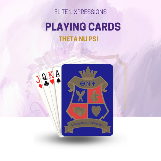 Theta Nu Psi Playing Cards