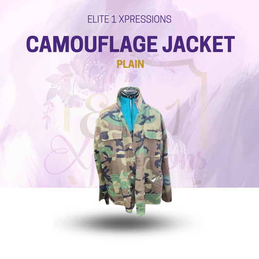CAMOUFLAGE JACKET (Plain)