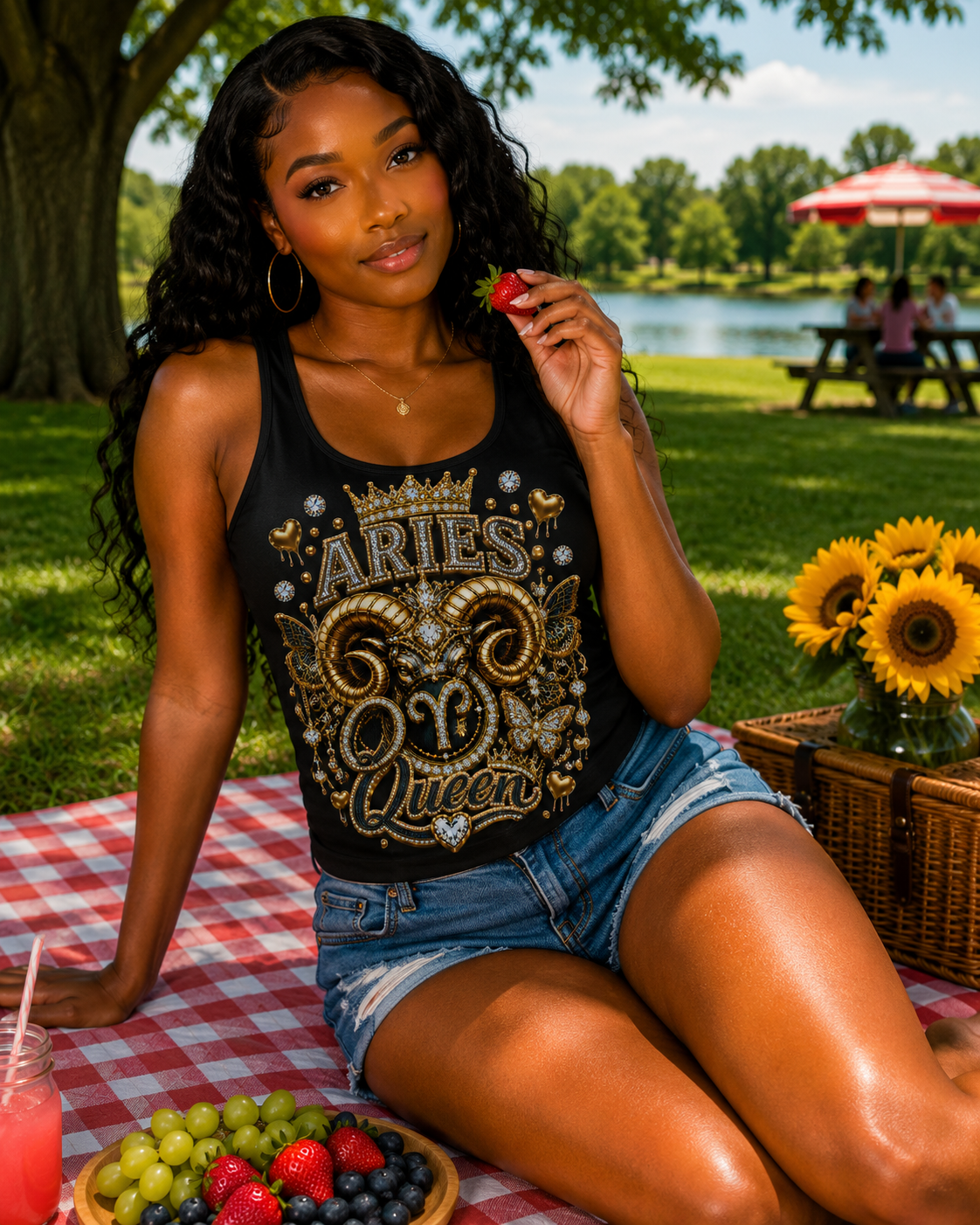 Zodiac Queen Heavy Cotton Tank Top