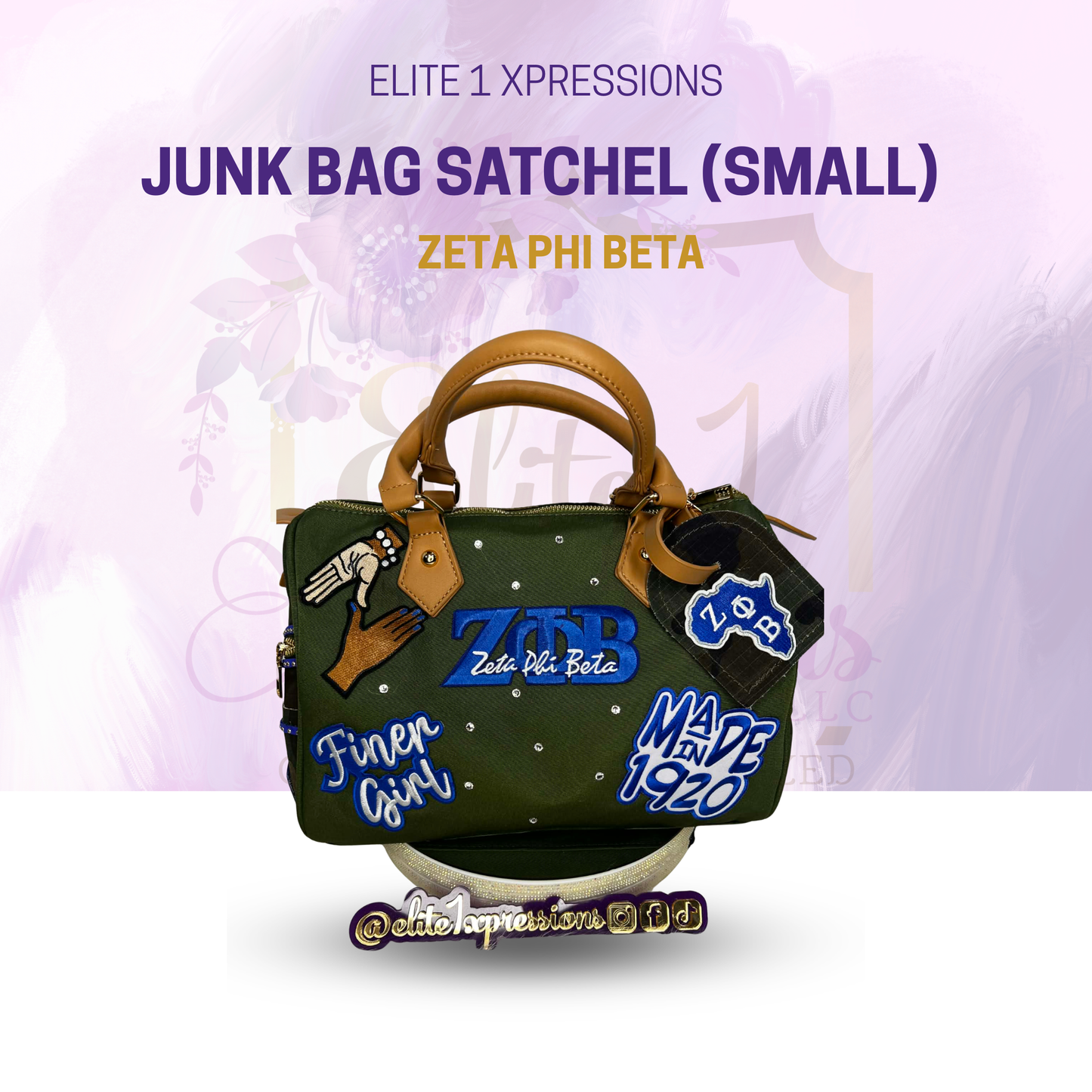 Zeta Camouflage Junk Bag Satchel (Small)
