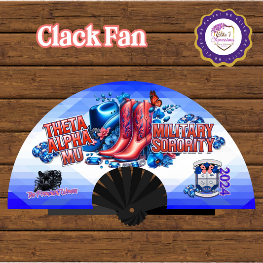 Theta Alpha Mu Military Sorority Clack Fan