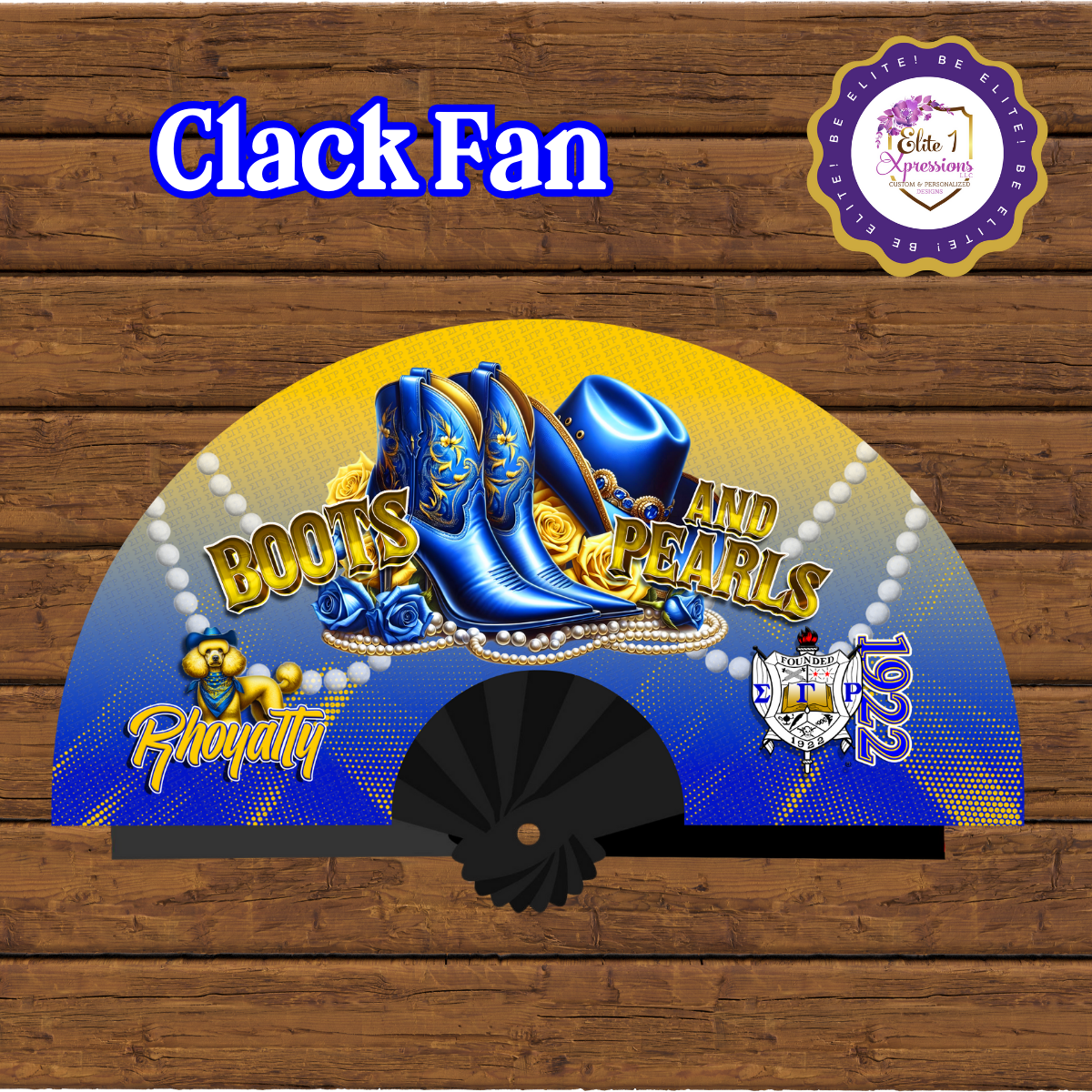 Boots & Pearls Clack Fan