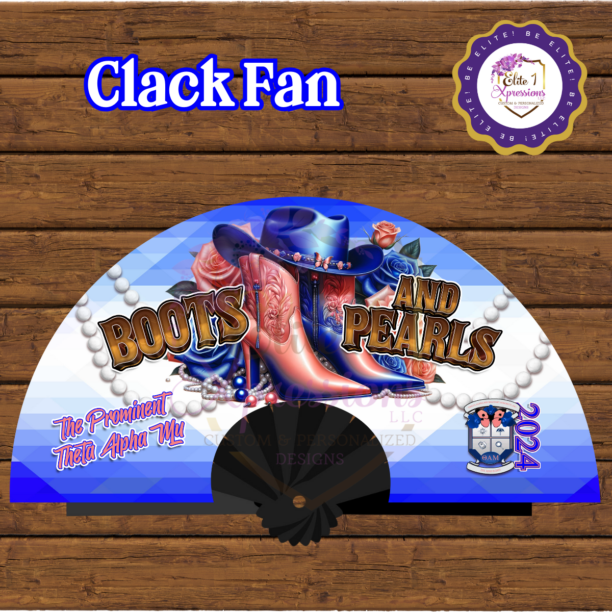 Boots & Pearls Clack Fan