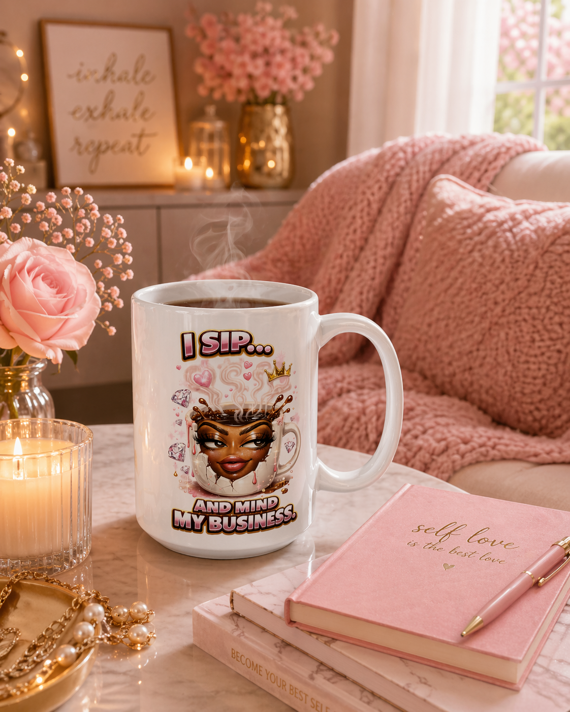 I Sip Journal & Coffee Mug Set
