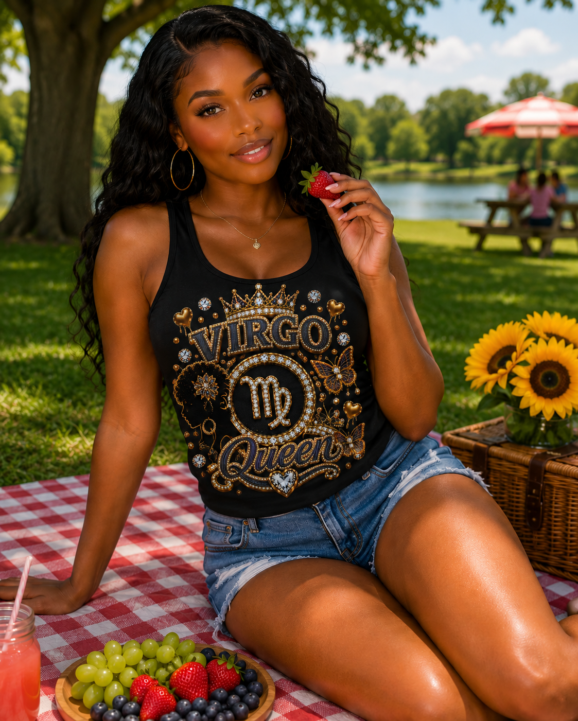 Zodiac Queen Heavy Cotton Tank Top