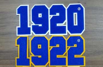 Chenille Iron on/Sew on Patches, Embroidered Patch