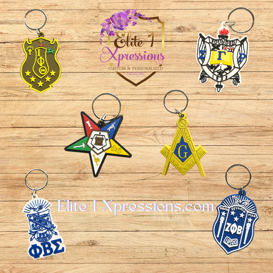 Greek Key Chains