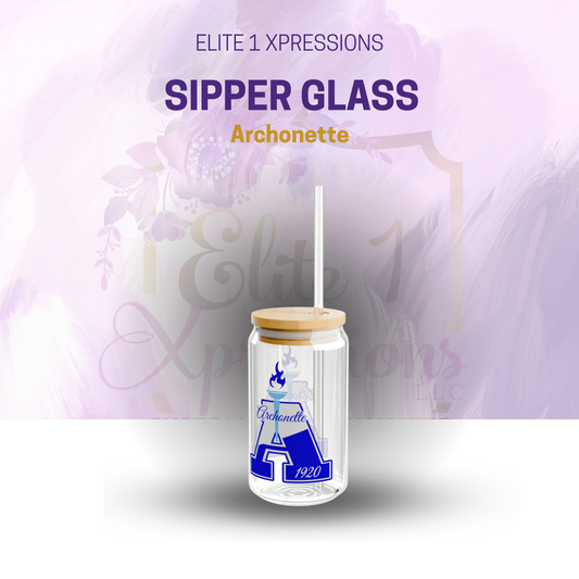 Archonette Sipper Glass, 16oz