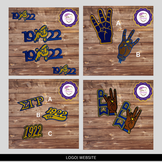 (SGRHO) Iron on/Sew on Patches, Embroidered Patch