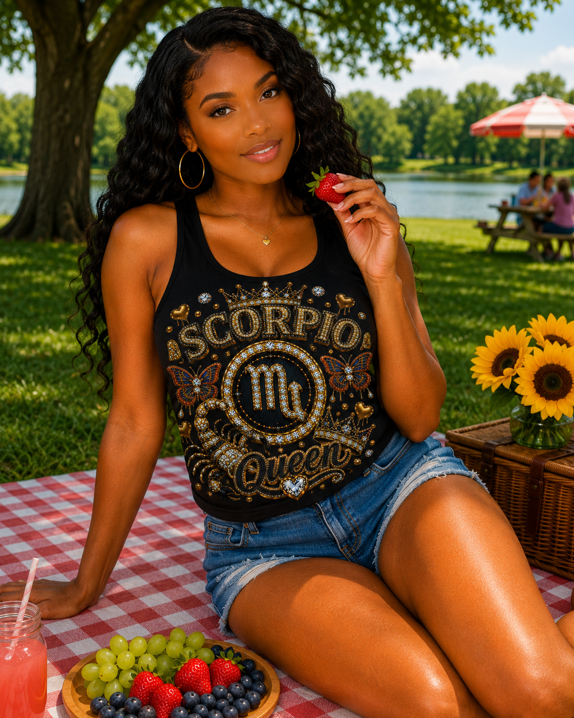 Zodiac Queen Heavy Cotton Tank Top