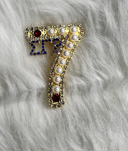 Brooch ~ Sigma Gamma Rho - Seven