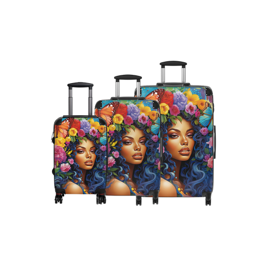 Blossoms & Butterflies- Cabin Suitcase