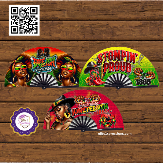 Juneteenth Clack Fan