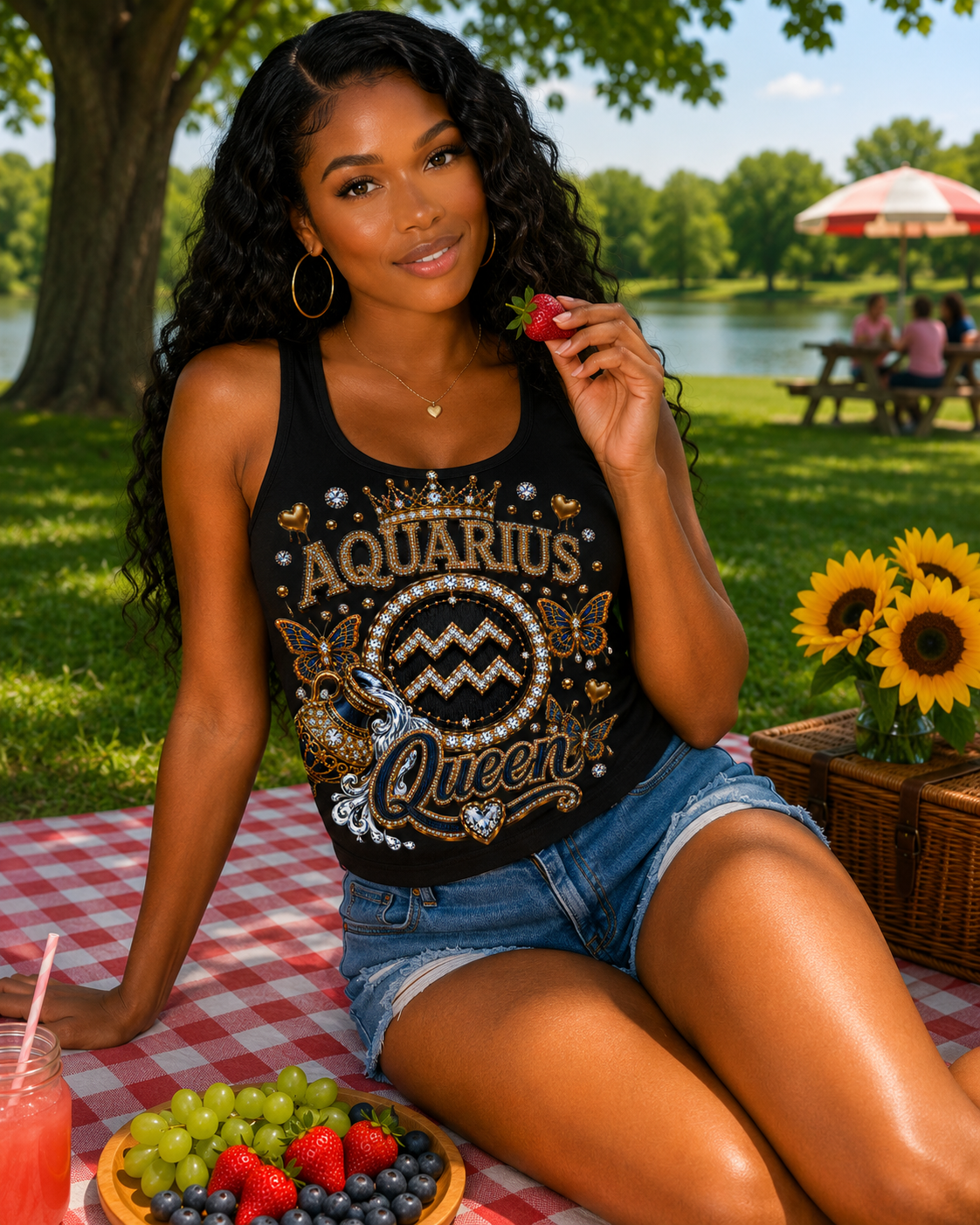 Zodiac Queen Heavy Cotton Tank Top