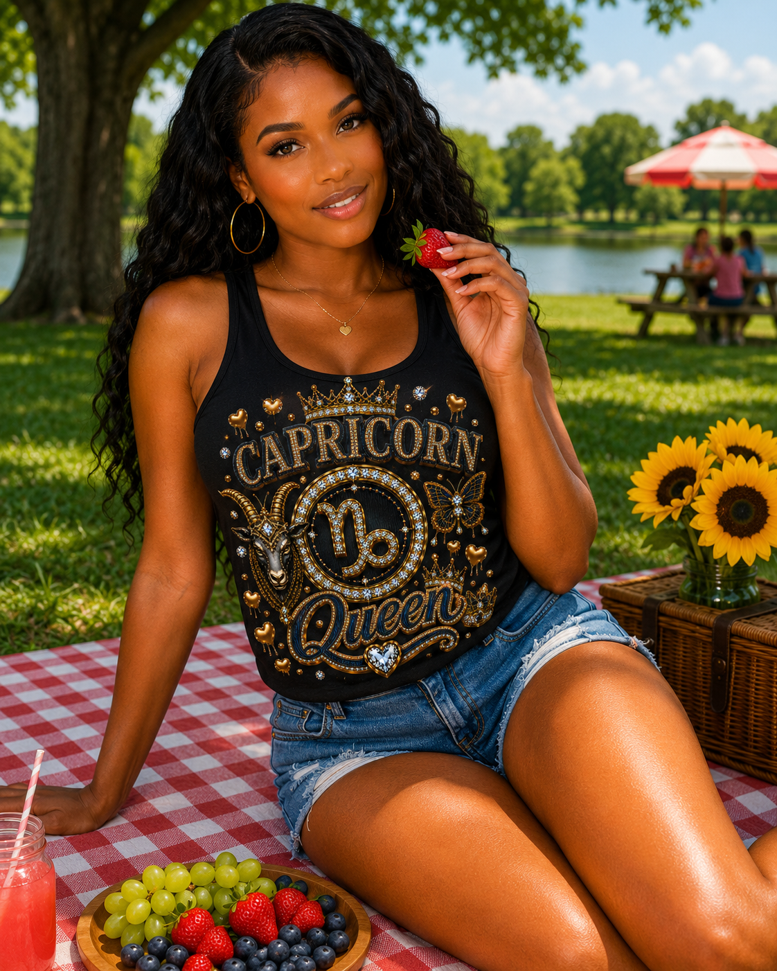 Zodiac Queen Heavy Cotton Tank Top