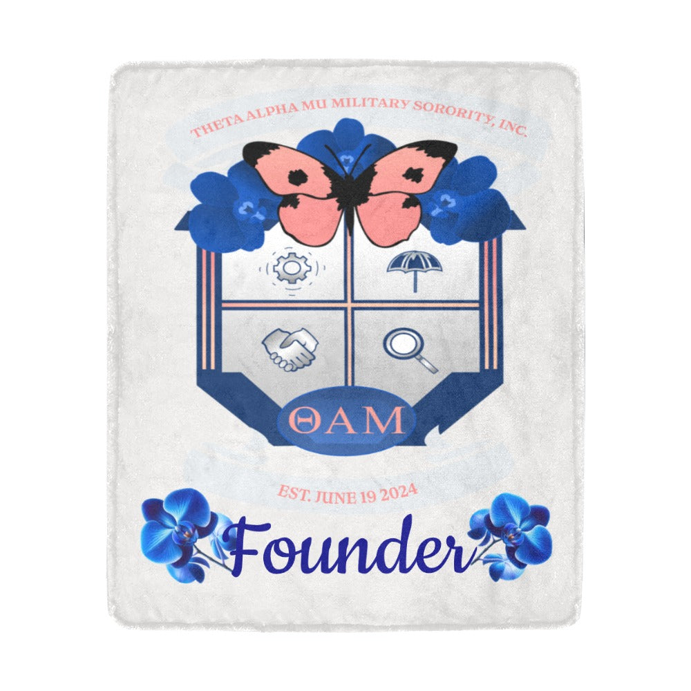 Theta Alpha Mu Fleece Blanket