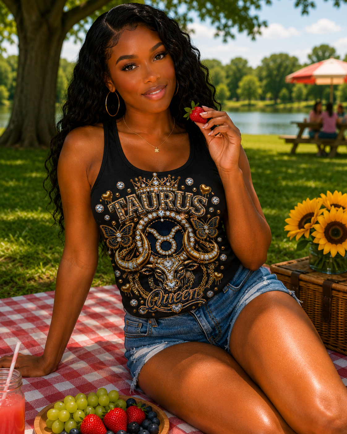 Zodiac Queen Heavy Cotton Tank Top