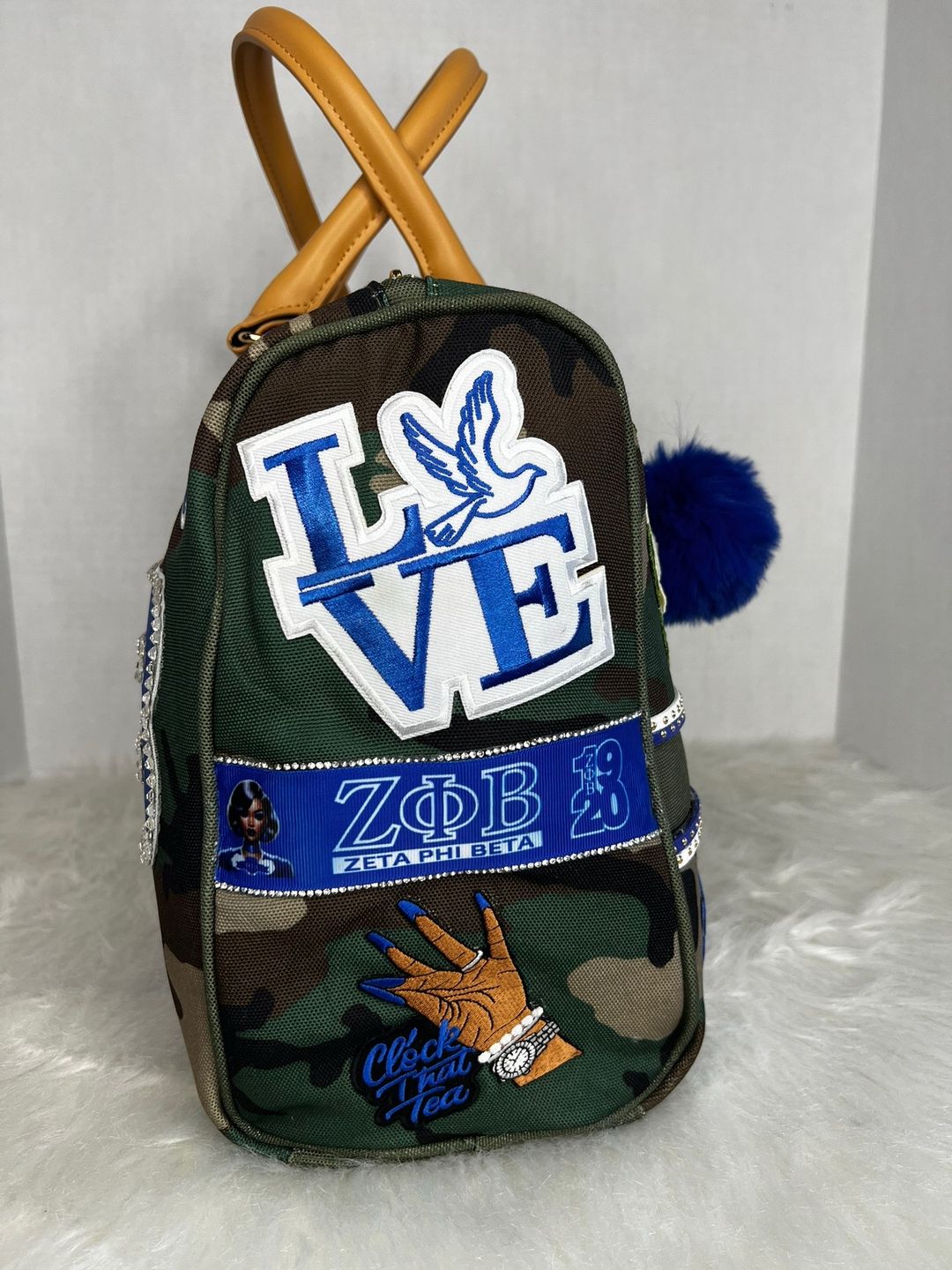 Zeta Phi Beta Camouflage Junk Bag (Large)