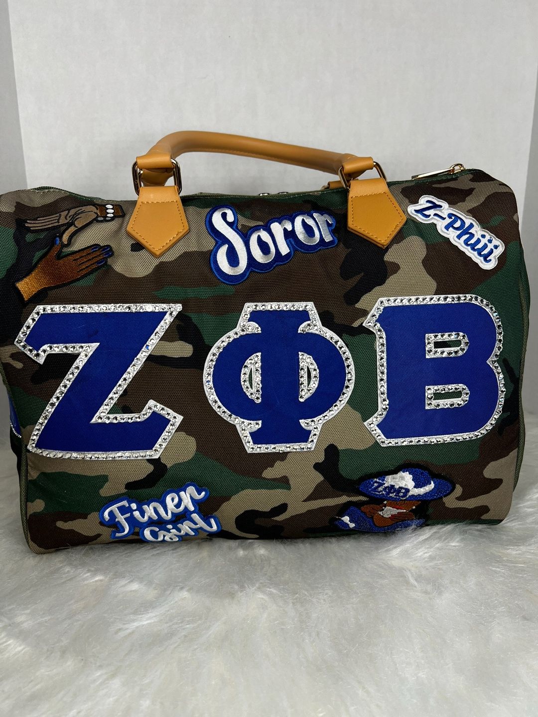 Zeta Phi Beta Camouflage Junk Bag (Large)