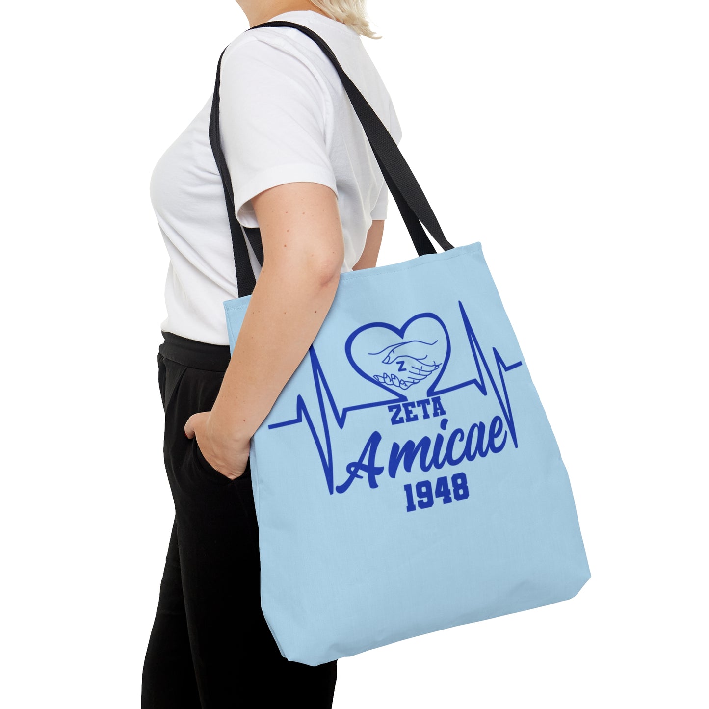 Zeta Amicae Heart Rate Tote Bag