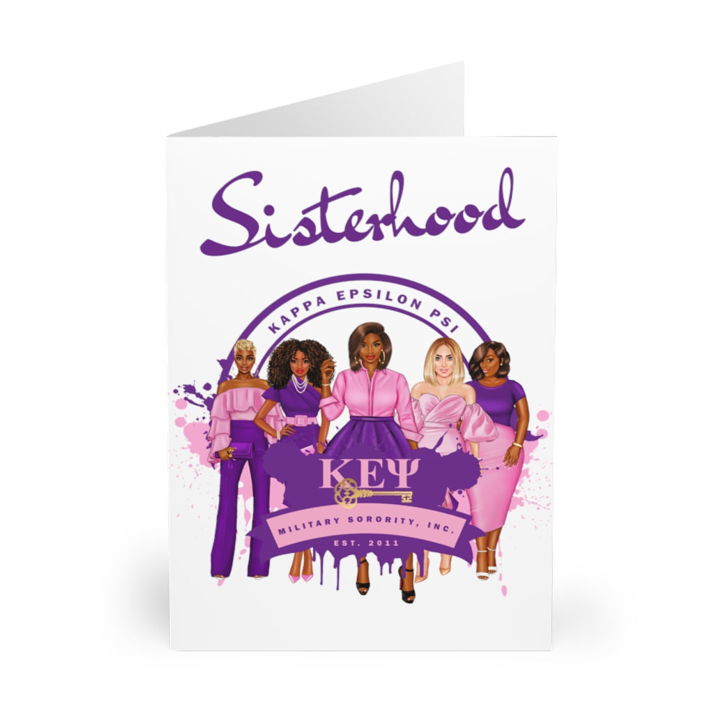 Greeting Cards ~ Sisterhood (KEY~Pink) 5 Pack