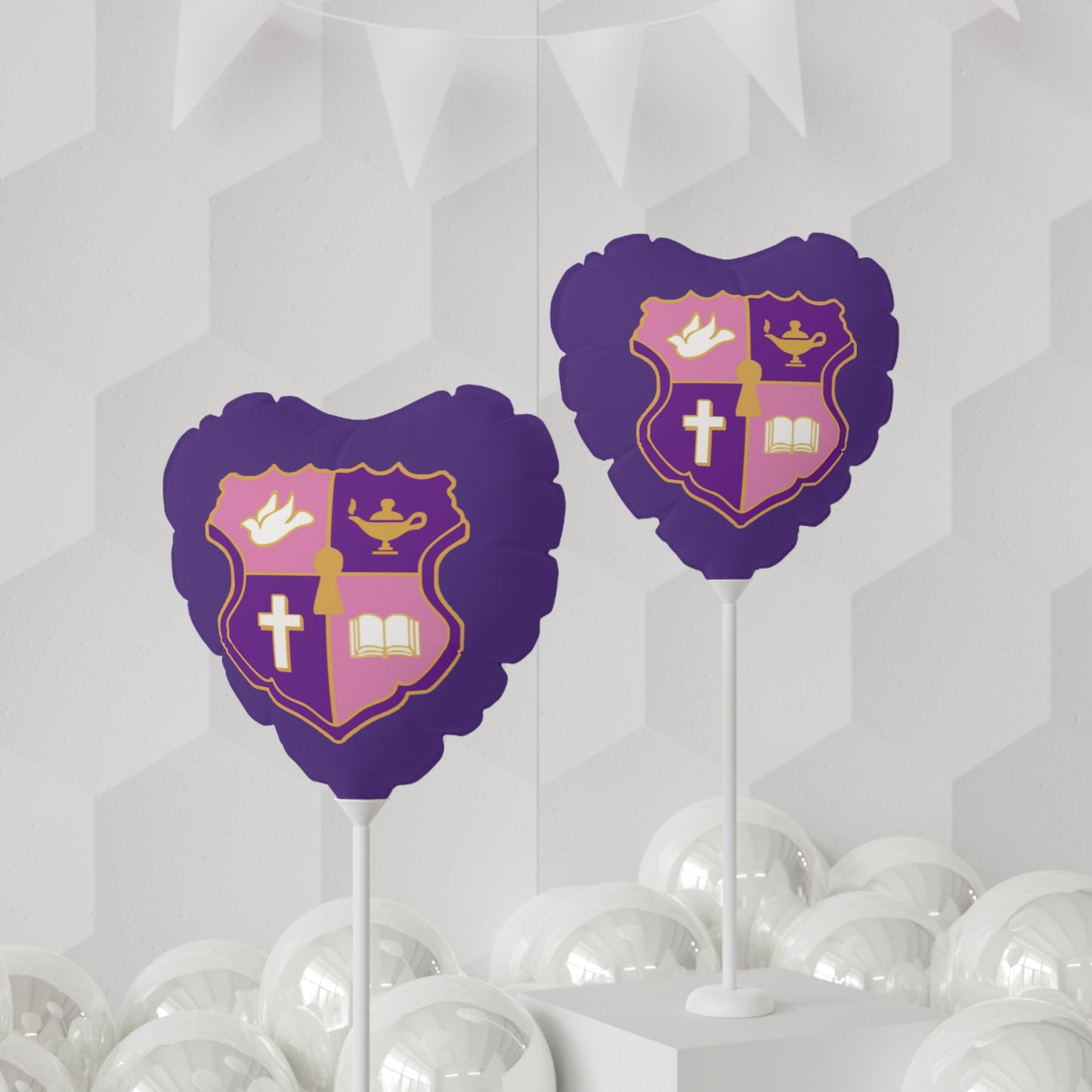 Balloon (Round and Heart-shaped), 11" ~ Purple