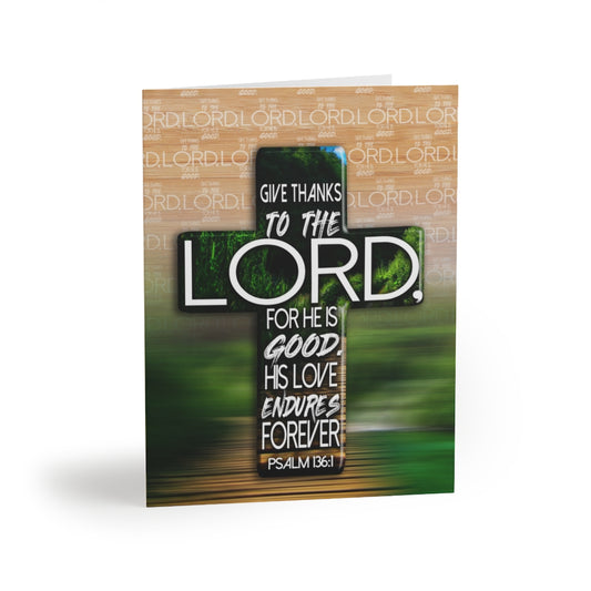 Give Thanks Greeting cards (8, 16, 24 pcs)