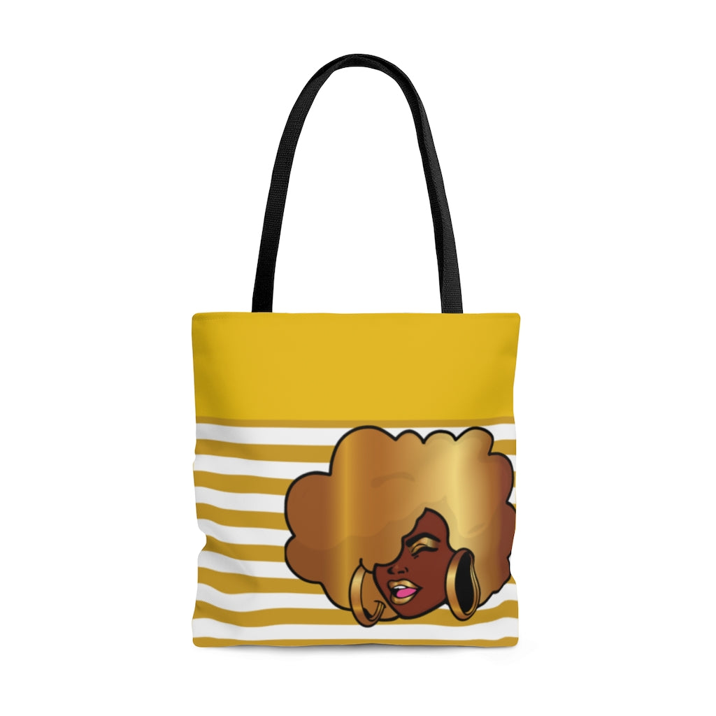 Golden Tote Bag