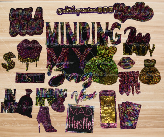 Camouflage Patch Jacket ~ Minding My Bag