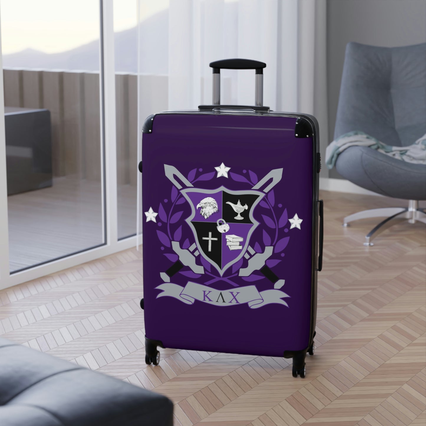 Cabin Suitcase - KLC Crest Purple